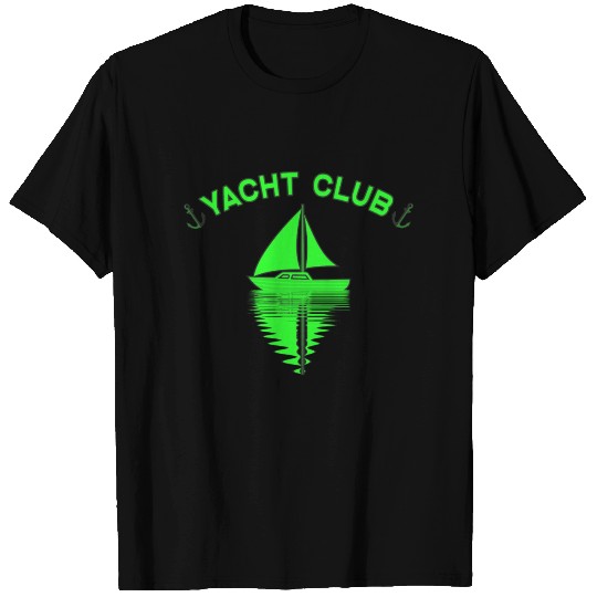 Yacht Club sailing ship sailing anchor T Shirts