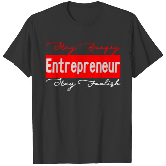 Entrepreneur Black Cotton T-Shirt for Mens & Women T-shirt
