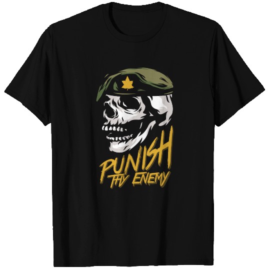 Punish Thy Enemy Canadian Military T Shirts