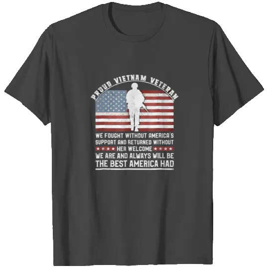 Mens Proud Vietnam Veteran The Best America Had T Shirts