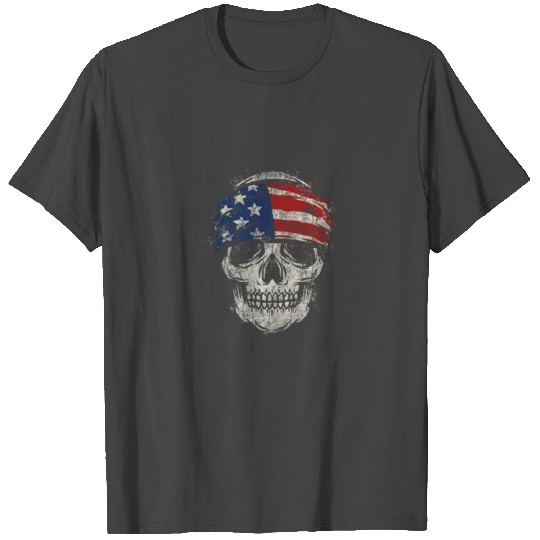 American Skull Bandana T Shirts