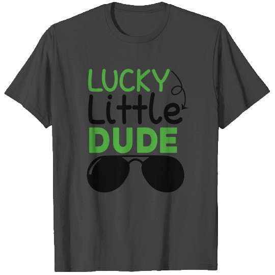 LITTLE DUDE St Patricks Day, Irish Green T Shirts