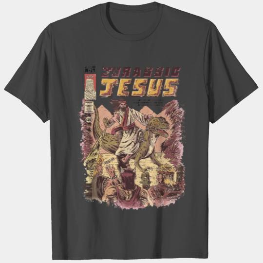 JURASSIC JESUS v T Shirts