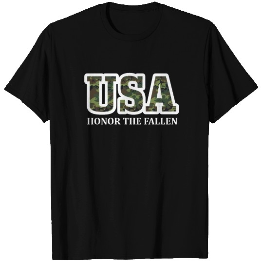 Honor The Fallen , Military Forces Pride, T Shirts