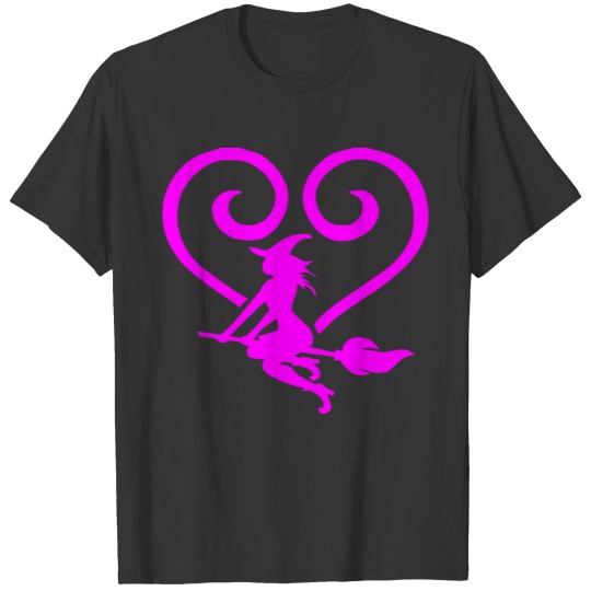 Pagan Witch Heart ©WhiteTigerLLC.com T Shirts