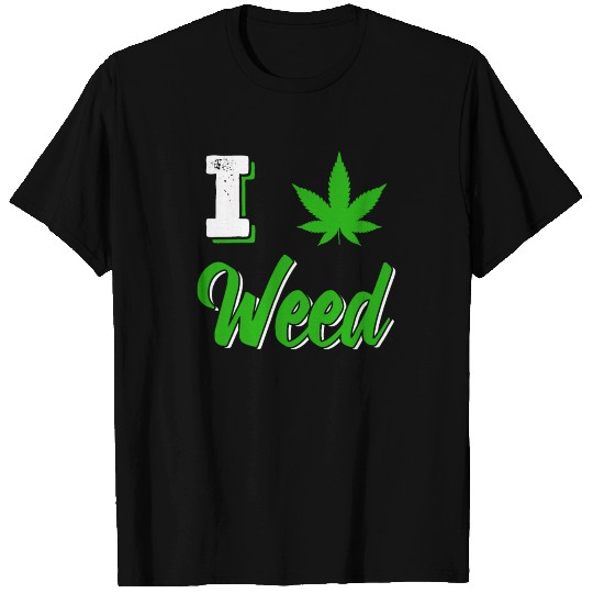 Cannabis hemp hashish pothead T Shirts