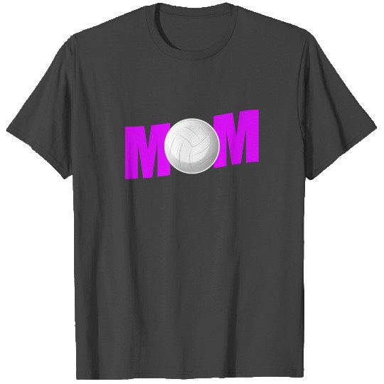 Funny Volleyball Mom design Gift for Sport Mothers T Shirts