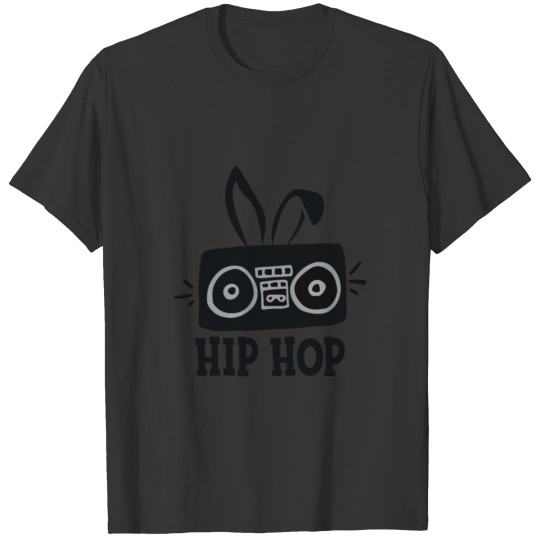 Funny Bunny Hip Hop Dance Boom Box Gifts T Shirts