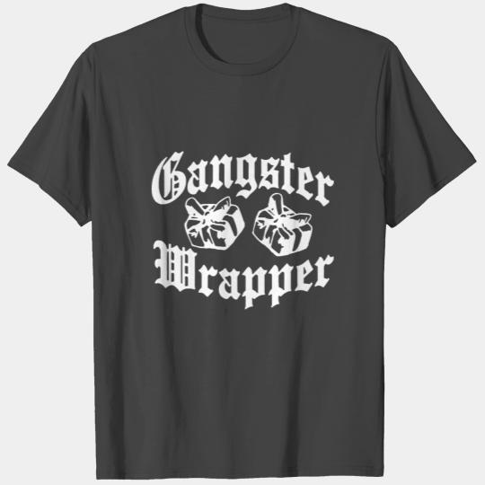 Gangster Wrapper Funny tug life Christmas T Shirts