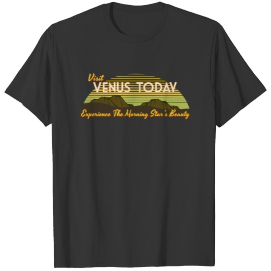 Retro Space Travel Planet Venus Vintage Space T Shirts