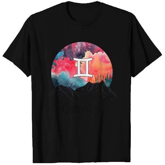 Gemini Zodiac Sign T Shirts