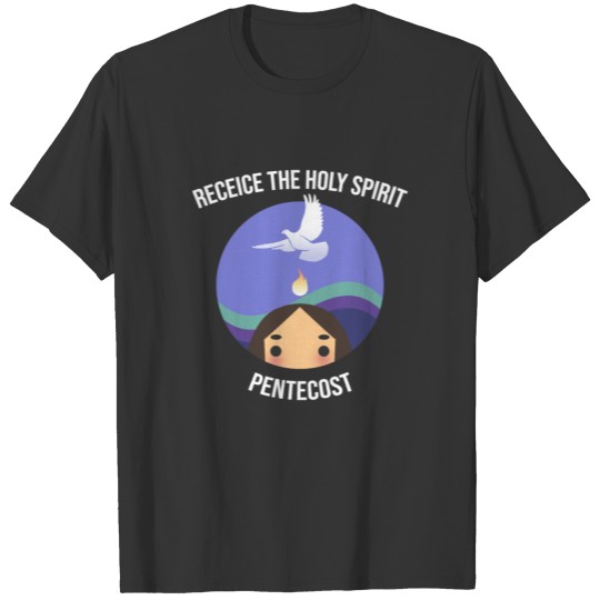 Happy Pentecost sunday Easter Apostle Bible gift T-shirt
