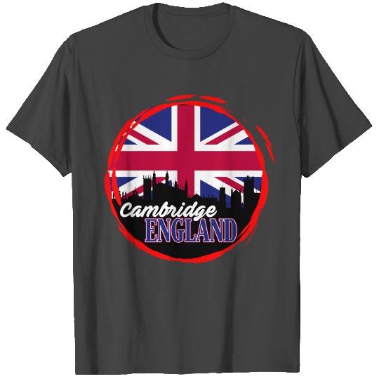 product British Flag Cambridge UK Themed Gifts T Shirts