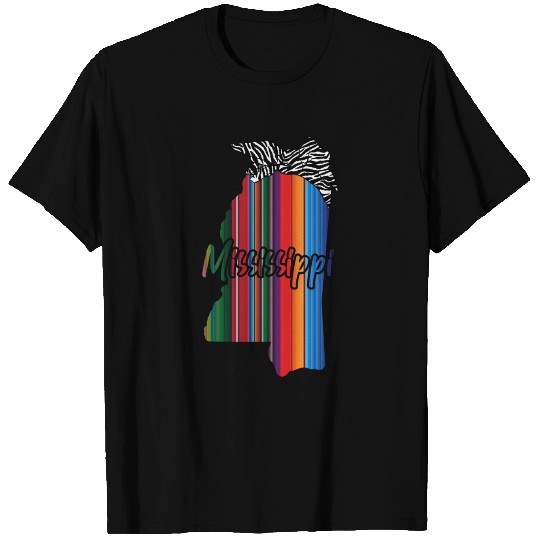 Mississippi Country Rainbow T Shirts