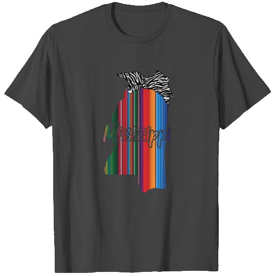Mississippi Country Rainbow T Shirts