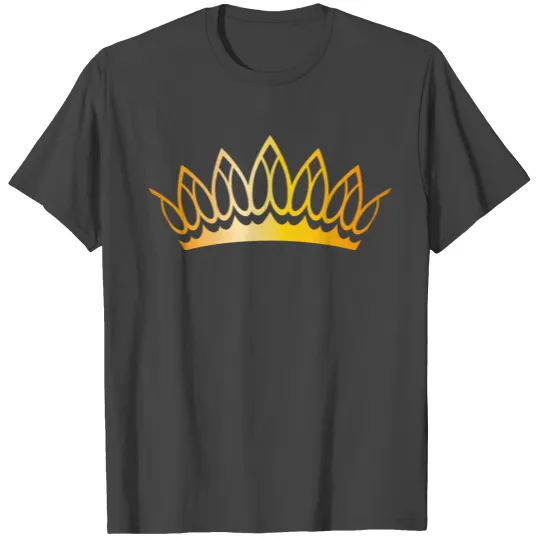 Golden Vip royal crown gold monarch king fun image T Shirts