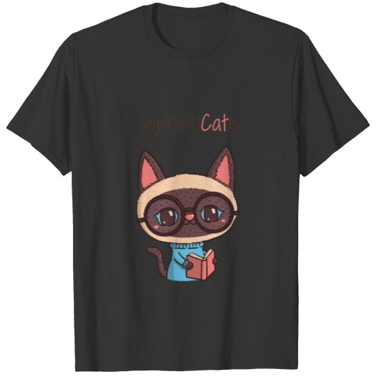 Cute Sophisticate Cat T-shirt
