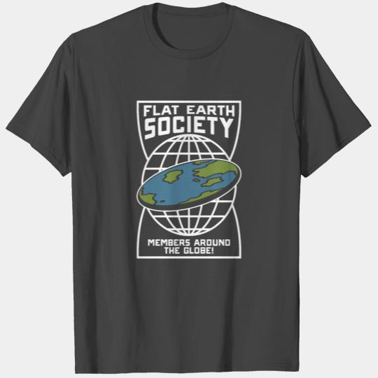 flat earth merchandise T Shirts