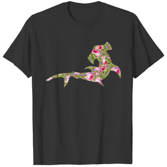Floral Shark Product Hammerhead Flower Sea Life T-shirt