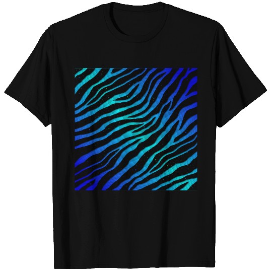 Ripped SpaceTime Stripes - Blue/Cyan T Shirts