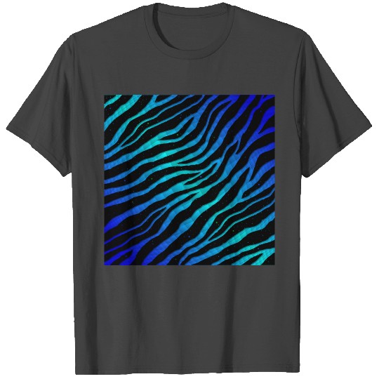 Ripped SpaceTime Stripes - Blue/Cyan T Shirts