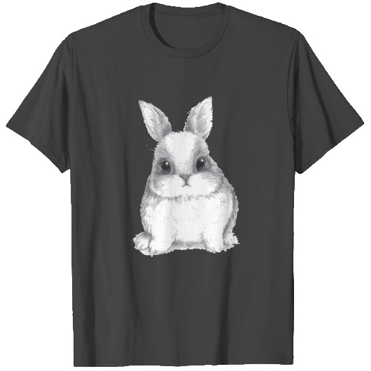 Cute Rabbit Bunny Burlap Happy Easter Spring T Shirts