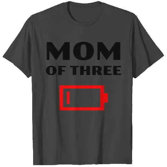 Tired Mom Of Three Kids Mother Of 3 Children T Shirts