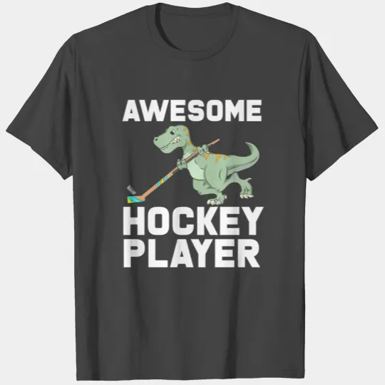 Hockey Sport T-Rex Dinosaur Gift T Shirts