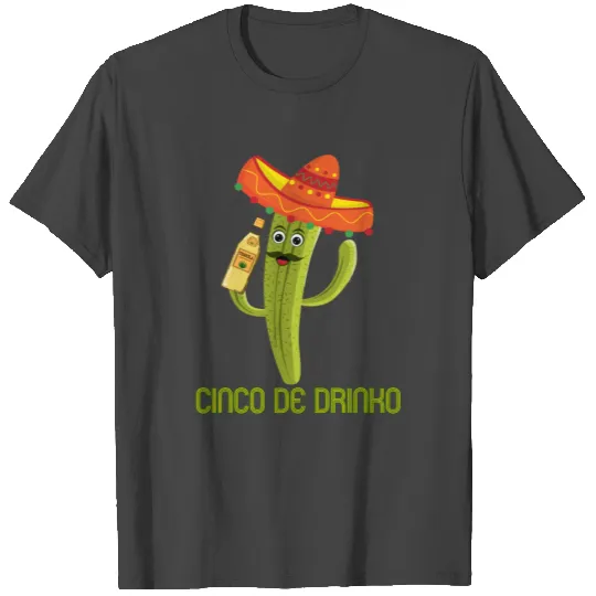Cinco De Drinko Funny Cinco De Mayo Mexican T Shirts