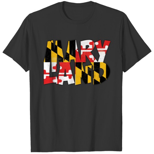 Maryland State product Patriotic State Themed T-shirt