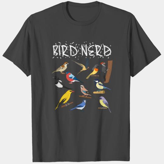 'Bird Nerd Different Kinds of Bird' Cute Bird Gift T Shirts