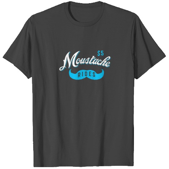 Mustache Ride print | Moustache Rides products Ltd T Shirts