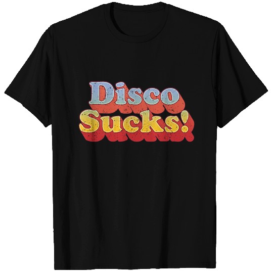 Disco Sucks 70s Style by Treaja T Shirts