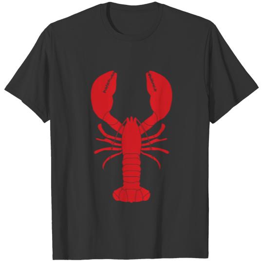 Colorful Red Lobster Fishing Ocean Seafood Gift T-shirt