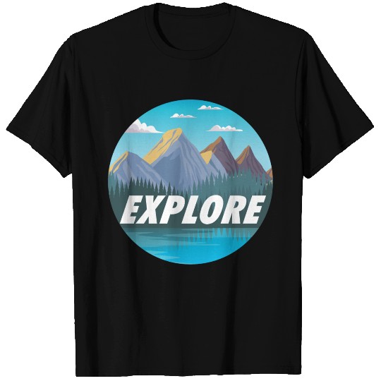 Explore Wanderlust Mountains T Shirts