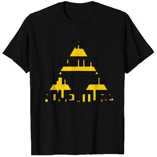 Gaming beginning Triforce retro games T Shirts