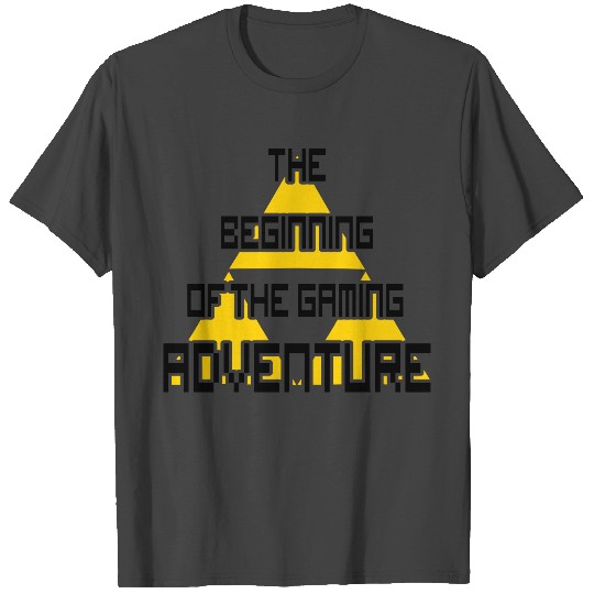 Gaming beginning Triforce retro games T Shirts