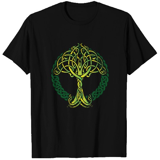 Viking Celtic Knotwork Tree of Life T Shirts