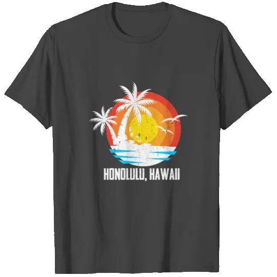 Honolulu Hawaii Travel Gift Ideas T Shirts