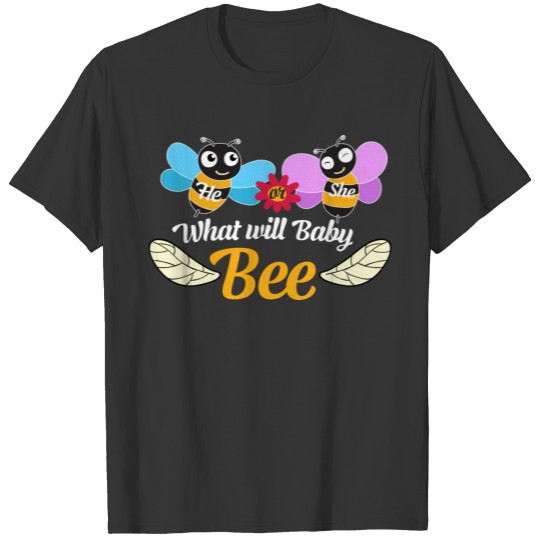 Bees product He or She Gender Reveal Gift T-shirt