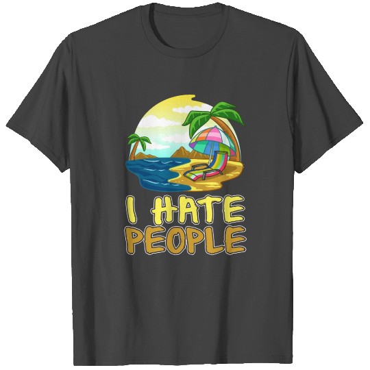 Camping I Hate People Lovers Hiking Funny Gift T Shirts