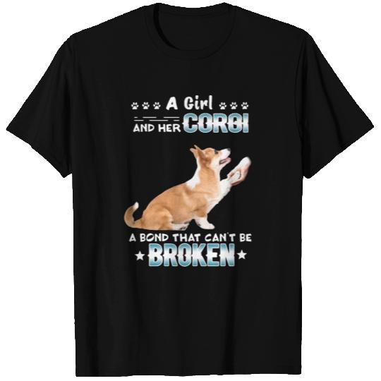 a girl and her corgi a bond that cant be broken do T Shirts