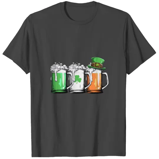 irish beer Ireland flag st patricks day men women T Shirts