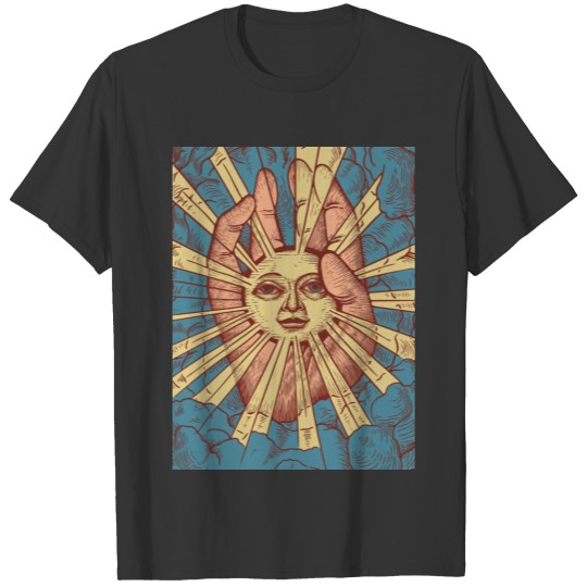 sun hand T Shirts