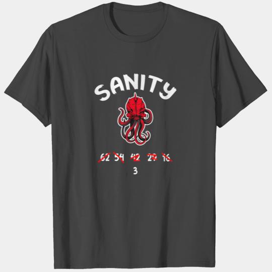 Sanity Octopus Roleplay Dice D100 Tabletop Gift T Shirts