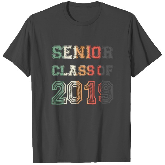 Vintage Senior Class of a 2019 Graduate T Shirts