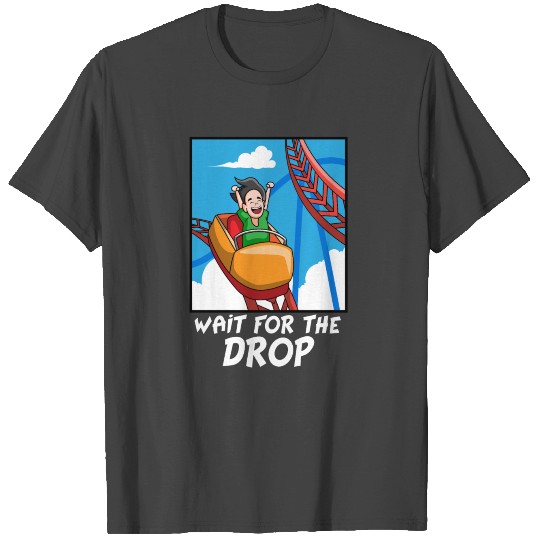 Roller Coaster Lovers Funny Theme Park Junkie Gift T Shirts