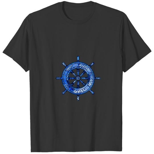 Ship Steering Wheel T Shirts