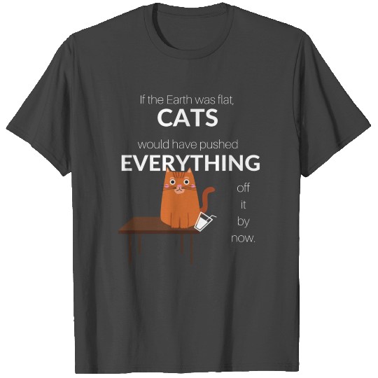 Cats Push Everything Youth Pullover Gift T Shirts