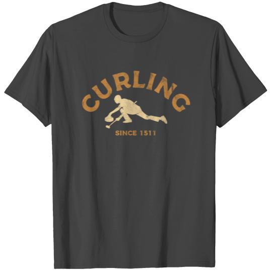 Curling Designs T Shirts